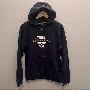 NIKE Thiel College Basketball Hoodie‎ Men’s S Navy Blue Sweatshirt